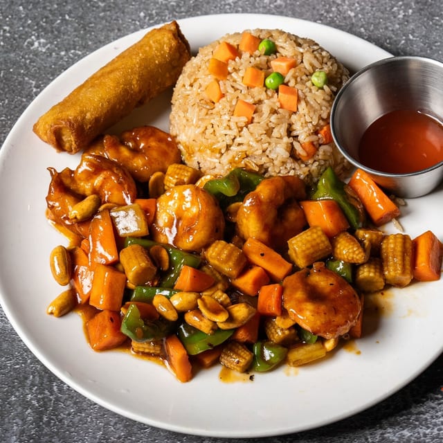 C11. Kung Pao Shrimp.