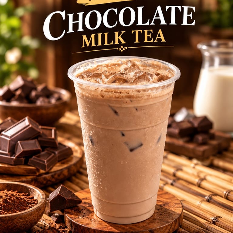 Delicious Chocolate Milk Tea