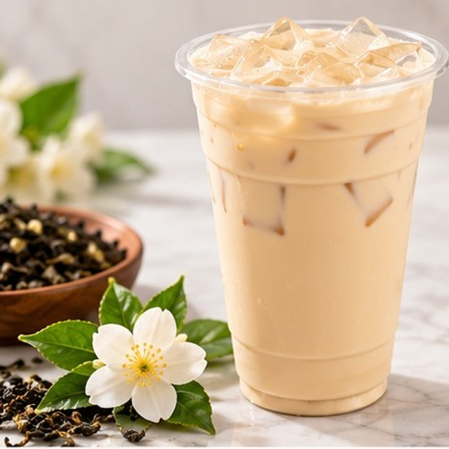Jasmine Milk Tea (New Drink!).