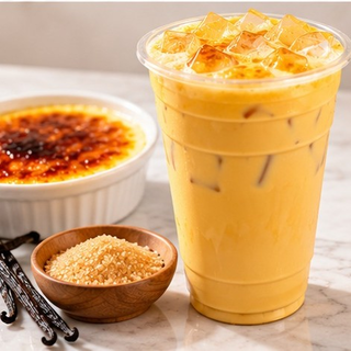 Crème Brûlée Milk Tea (New Drink!)