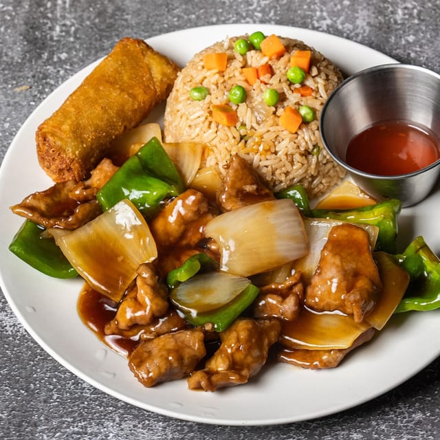 C6. Pepper Steak with Onion.