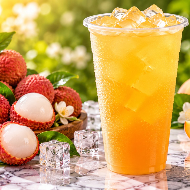 Lychee Peach Twist (New Drink!).