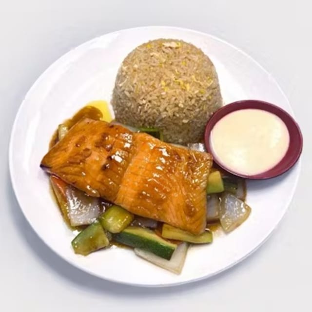 Hibachi Salmon.