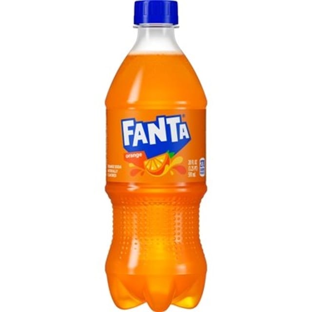 Fanta Orange, 20 oz Bottle.