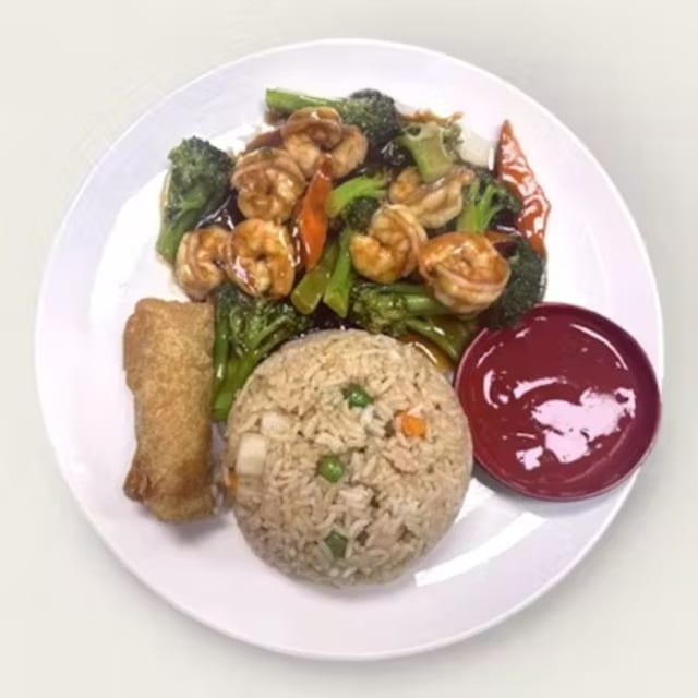 L14. Shrimp with Broccoli.