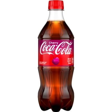Coca-Cola Cherry, 20 oz bottle.