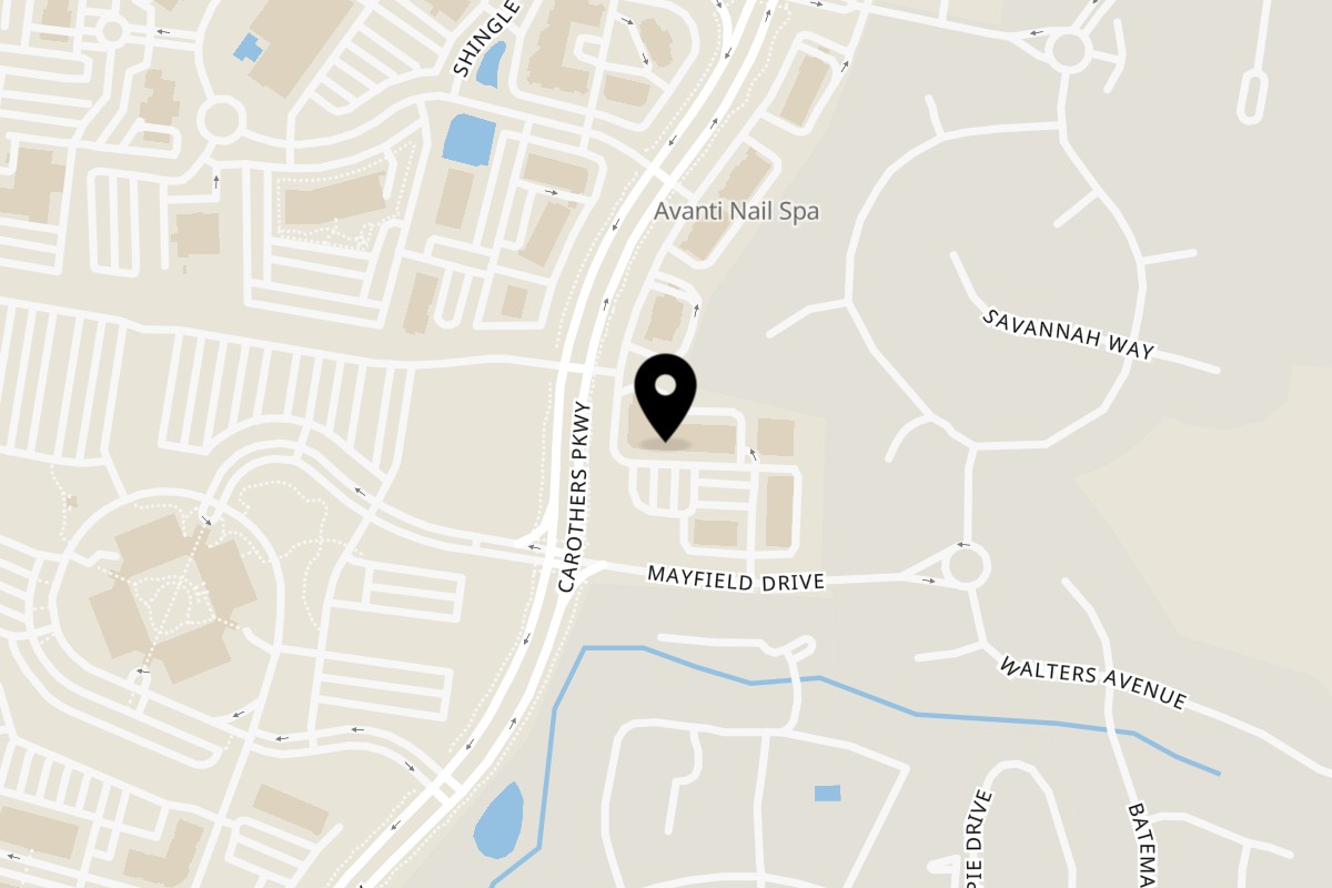 Map showing the location of Bamboo House on 330 Mayfield Dr A10 in Franklin